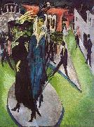 Ernst Ludwig Kirchner Potsdamer Platz oil on canvas